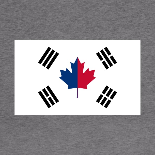 South Korea / Canada Flag Mashup by phneep